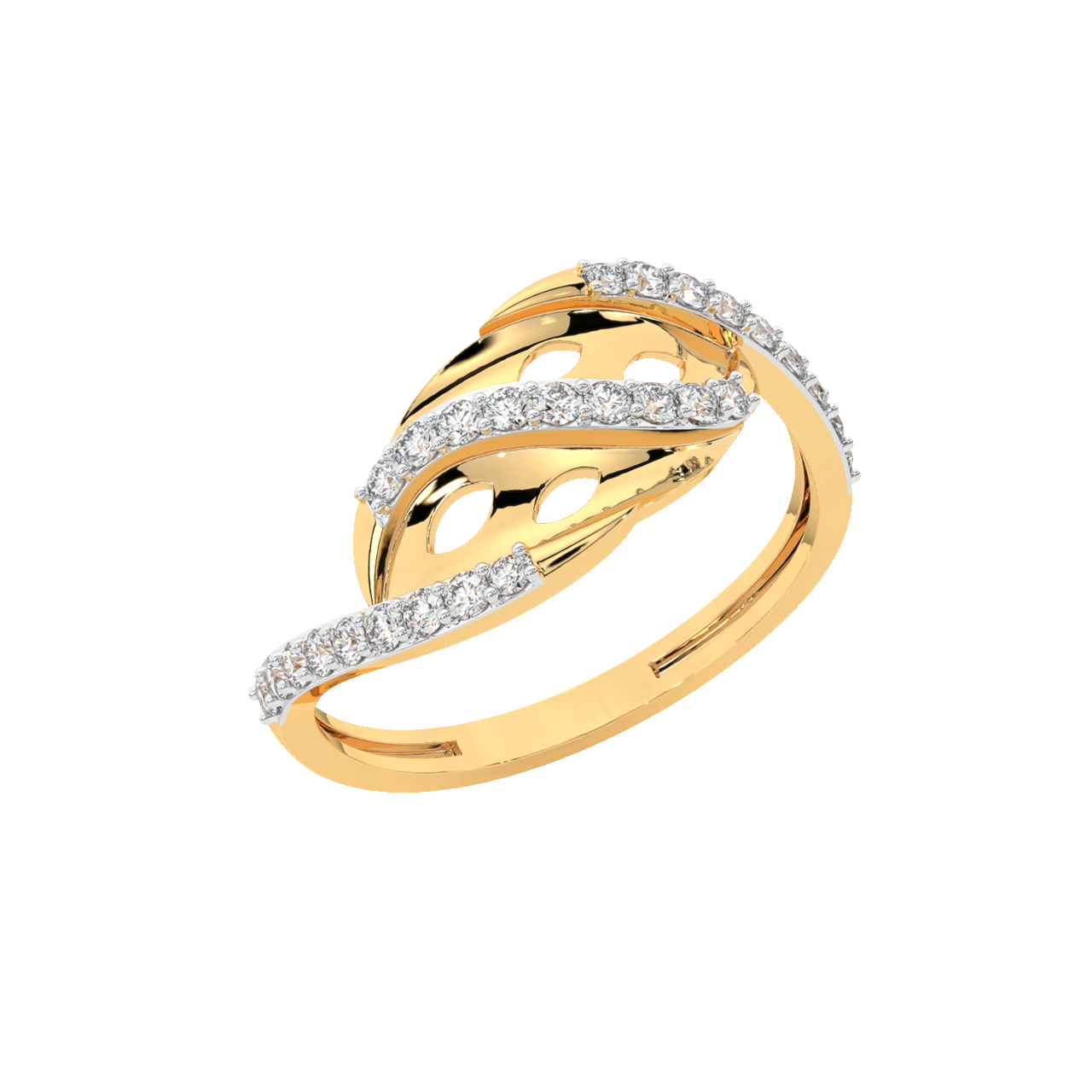 Sway Diamond Engagement Ring